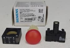 Image of ✅ Siemens Red Indicator Light - 3SB3 248-6BA40