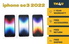 Image of NEW Apple iPhone SE 2022 3rd Generation 5G 64GB iOS Unlocked Smartphone A+ Grade