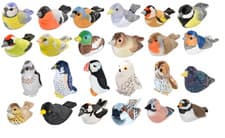 Image of NEW WILD REPUBLIC RSPB BIRD REAL LIFE CALL PLUSH CUDDLY SOFT TOY TEDDY BEAR
