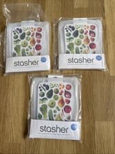 Image of 3 X Stasher Half Gallon Reusable Sandwich Bag