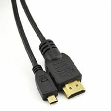 Image of 1m 1.5m 2m 3m HDMI to Micro HDMI 1.4 Male Adapter Convertor 1080p 4K Cable Lead