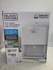 Image of BLACK+DECKER BXEH60013GB 3.2L Smart Dehumidifier & Air Purifier, White REF R383