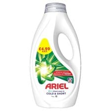 Image of Ariel Original Washing Liquid 840ml – 24 Washes, Powerful Laundry Detergent