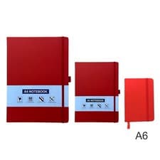 Image of Notebook A6/A5/A4 Lined Hardback Ruled Notepad Notes Diary Journal Premium Book