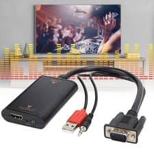 Image of Usb Cable With Adapter Vga Input To Video Converter Excellent Per AM