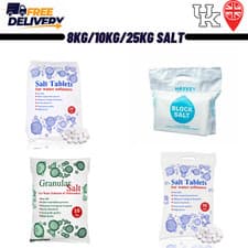 Image of Water Softening Salt Tablet Granular Block 8Kg/10Kg/25Kg Bag Food Grade Quality
