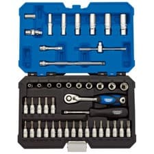 Image of Draper 1/4in Drive 44 Piece Metric Socket Set 4 - 13mm 16446