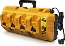 Image of For Genuine DEWALT 4-Port DCB104 Fast Charger 12V/18V Lithium DCB184 XR Battery
