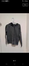 Image of adidas Kids Grey Graphic Hoodie UK Size 13-14Y