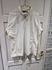 Image of Regatta ladies fleece quarter zip top, cream, size 16 warm stylish walking gym
