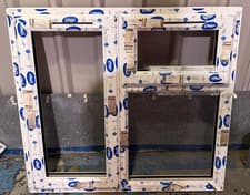 Image of 20% Off PVCu Window 1050mm X 1005mm With Obscure (Frosted) Glass New
