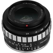 Image of TTArtisan 23mm F1.4 Lens APS-C Format Fuji film X F Mount Camera Black/Silver UK