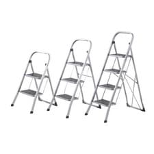 Image of MasterWorx Step Ladder - 2/3/4 Heavy Duty Folding Step Ladders, Anti-slip, DIY