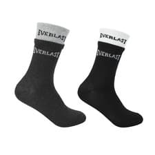 Image of Everlast Kids Rib Crew 2 Pack Socks