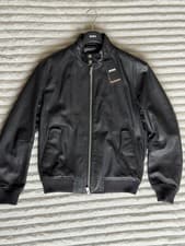 Image of Boss H Moiner Soft Leather Jacket M RRP£645