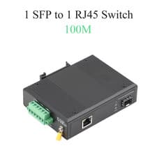 Image of Industrial POE Switch 100M/1000M 1 Optical 1 POE Ports Single Mode Dual-Fiber SC