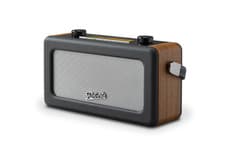 Image of ROBERTS Vintage DAB+/FM Digital Portable Radio - Black /Brown - New!