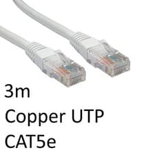 Image of RJ45 (M) to RJ45 (M) CAT5e 3m White OEM Moulded Boot Copper UTP Network Cable