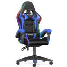 Image of High Back RGB Gaming Chair with LED Lights & Ergonomic Computer Chair Reclining✨