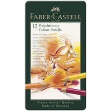 Image of Faber-Castell Polychromos Colour Pencil Tin (12pc)