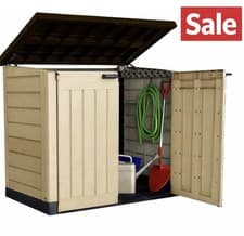 Image of Keter Store It Out Max Outdoor Garden Storage Box Shed Bin Bike Tool Lock 1200L