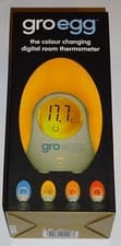 Image of The Gro Company Gro-Egg Room Thermometer Baby Nursery Nightlight BRAND NEW