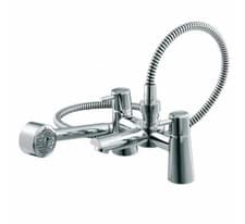 Image of Ideal Standard B5111AA Cone Bath Shower Mixer Tap With Shower Kit NEW