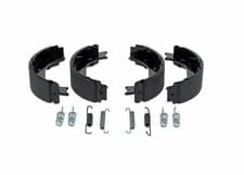 Image of BOSCH 0986487610 Brake Shoe Set For Parking Brake Rear For Mercedes-Benz Puch VW