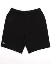 Image of Lacoste Rear Pocket Fleece Shorts Black