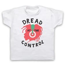 Image of DREAD AT THE CONTROL UNOFFICIAL DJ MIKEY STRUMMER KIDS CHILDS T-SHIRT