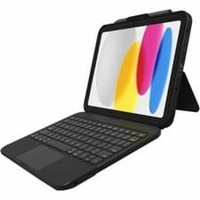 Image of Zagg Tough Keys-Apple-Ipad 10Th Gen/A16-Black-UkB2B Brown Box. Keyboard Layout: