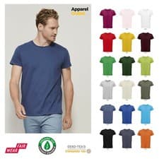 Image of Certified Organic Cotton T Shirt Fair Wear Unisex Mens Kids Premium T-Shirt