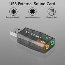 Image of 5.1USB to 3.5mm mic headphone Jack Stereo Headset 3D Sound Card Audio Adapter PC