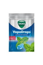 Image of Vicks VapoDrops Menthol 72g Sugar Free