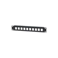 Image of Intellinet 10 Port S Blank Patch Panel Jet Black 1U High 10" Wide