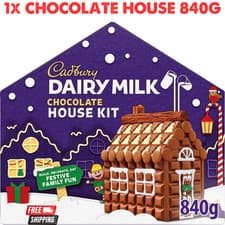Image of Cadbury Dairy Milk Christmas House 840g Chocolate Selection Kids Activity UK NEW