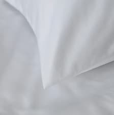 Image of 2 Pack Egyptian Cotton 400 Thread Count Luxury Plain White Housewife Pillowcases