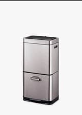 Image of EKO Sensible Himalaya Sensor Recycling Bin 54L (35L + 19L) Stainless Steel