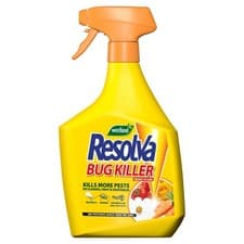 Image of 2x Resolva Bug Killer Spray For Garden Pest, Ready to Use Fast Acting - 1L