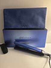 Image of GHD Platinum Plus Hair Straightener cobalt blue Boxed
