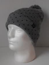 Image of Fox Racing Snow Bunny Pom Beanie Adult Unisex Gray/Black