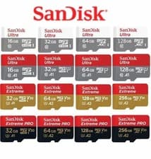 Image of SanDisk Ultra/ Extreme Micro SD Memory Card 32GB 64GB 128GB 256GB 512GB 1TB