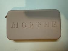 Image of New Morphe Blush Pink Small Silicone Makeup Brush Bag w/Zip Closure 5” x 2.5”