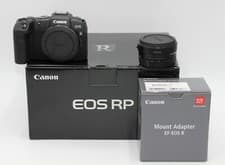 Image of Canon EOS RP 4K + EOS R Mount Adapter - 1 Year Warranty - FREE UK Delivery
