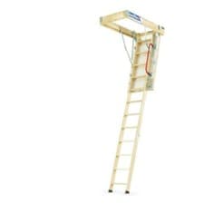 Image of Loft Ladder Keylite KYL02 550 x 1200mm Timber 3 Section Folding Fully Assembled