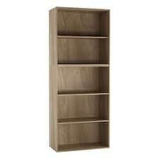 Image of Wide 5 Tier Book Shelf Deep Bookcase Storage Cabinet Display Dining Living Room