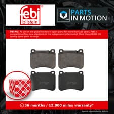 Image of Brake Pads Set fits MERCEDES C240 S203, W203 2.6 Front 04 to 07 M112.912 Febi