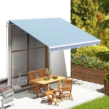 Image of 3/4/5/6M Retractable Awning Manual Outdoor Garden Canopy Patio Sun Shade Shelter