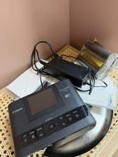 Image of Canon SELPHY CP1300 Photo Printer Bundle + Ink Paper Packs Tray WiFi .