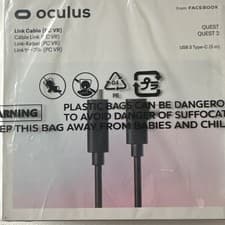 Image of Official Oculus / Meta Quest (2 / 3 / Pro) Headset Link Cable (PC VR) 5m